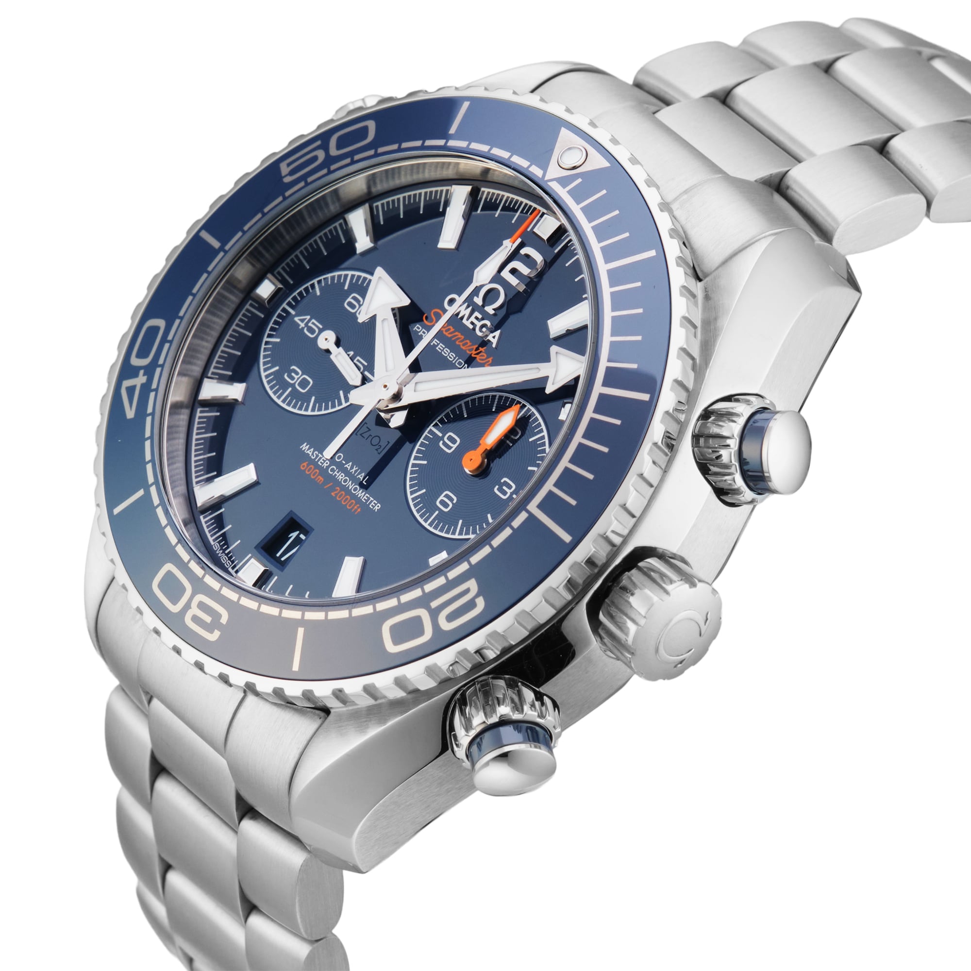 Pre-Owned Omega Seamaster Planet Ocean 600M 45.5mm Stainless Steel Pre-Owned Omega Seamaster Planet Ocean 600M 45.5mm Stainless Steel