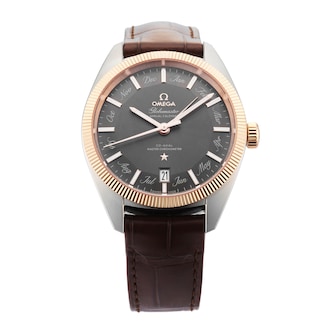 Pre-Owned Omega Constellation Globemaster 41mm Stainless Steel and Rose Gold