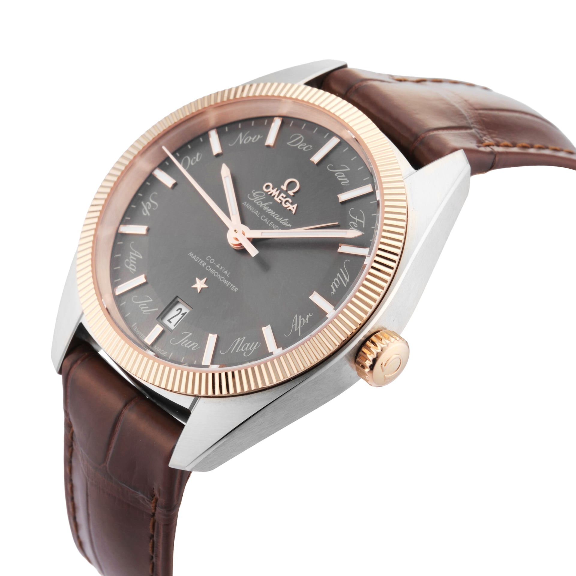 Pre-Owned Omega Constellation Globemaster 41mm Stainless Steel and Rose Gold