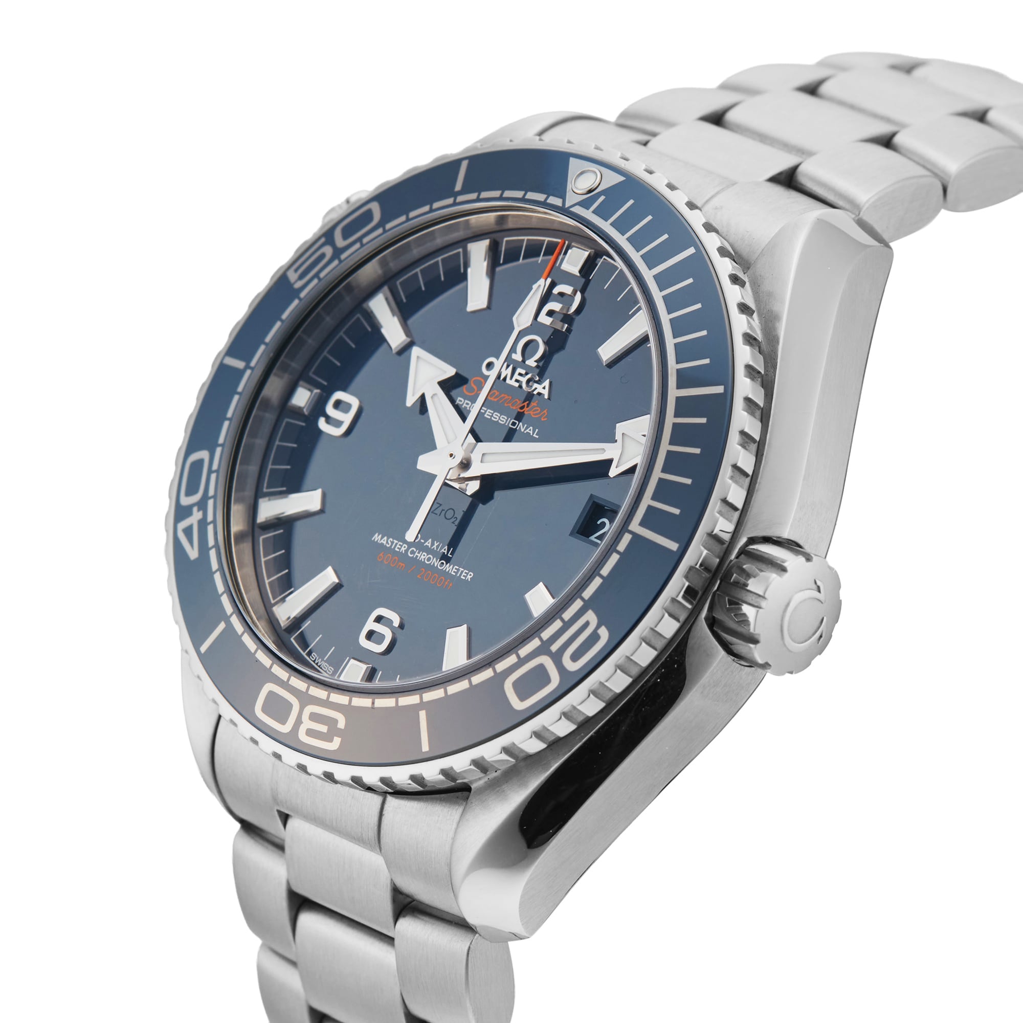 Pre-Owned Omega Seamaster Planet Ocean 600m 43.5mm Stainless Steel Pre-Owned Omega Seamaster Planet Ocean 600m 43.5mm Stainless Steel