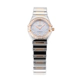 Pre-Owned Omega Constellation 22.5mm Stainless Steel and Rose Gold