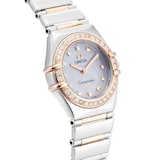 Pre-Owned Omega Constellation 22.5mm Stainless Steel and Rose Gold