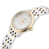 Pre-Owned Omega De Ville Prestige 24.4mm Stainless Steel and Yellow Gold