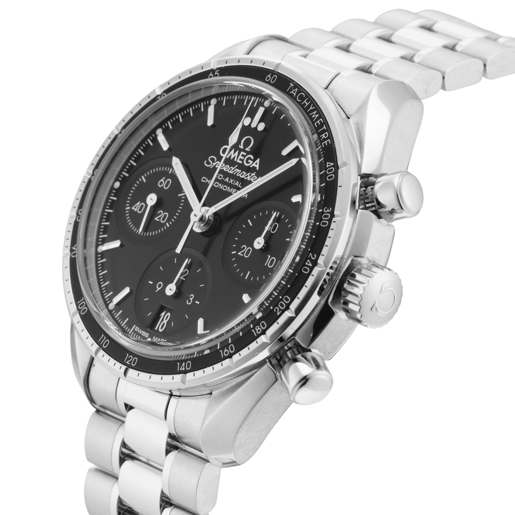 Pre-Owned Omega Speedmaster 38mm Stainless Steel Pre-Owned Omega Speedmaster 38mm Stainless Steel