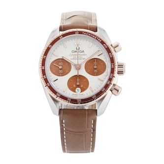Pre-Owned Omega Speedmaster 38mm Stainless Steel and Rose Gold