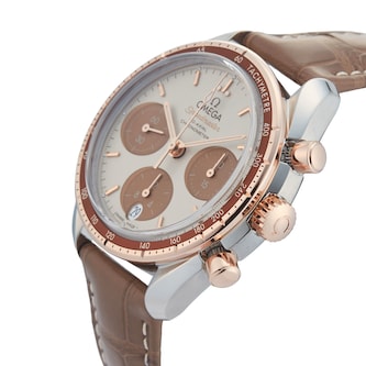 Pre-Owned Omega Speedmaster 38mm Stainless Steel and Rose Gold