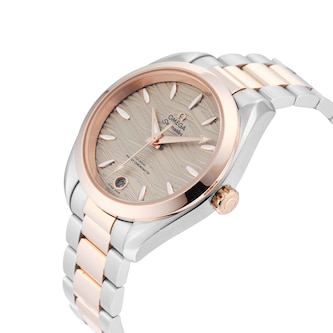 Pre-Owned Omega Seamaster Aqua Terra 150m 34mm Stainless Steel and Rose Gold Pre-Owned Omega Seamaster Aqua Terra 150m 34mm Stainless Steel and Rose Gold