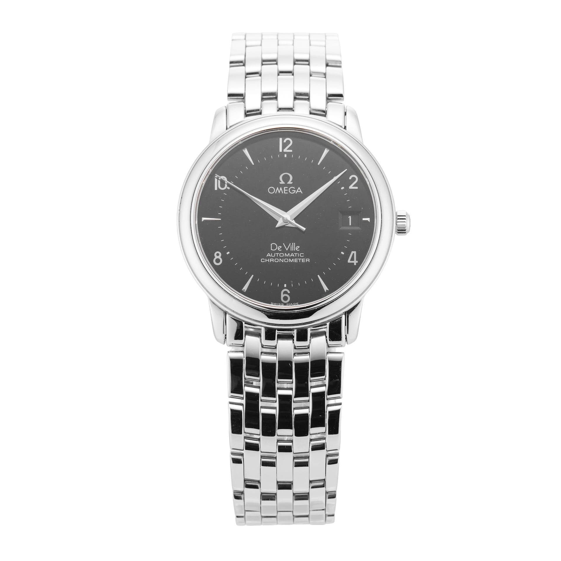 Pre-Owned Omega De Ville 34.7mm Stainless Steel Pre-Owned Omega De Ville 34.7mm Stainless Steel