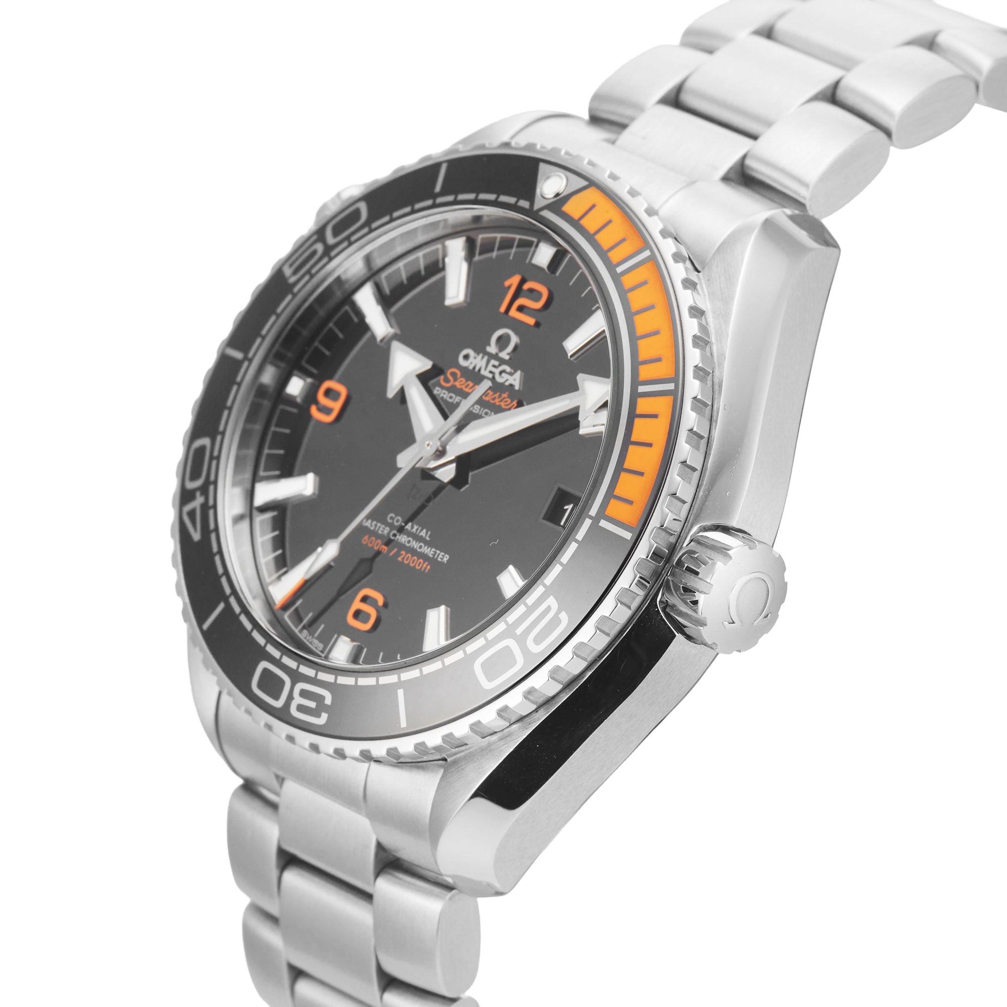 Pre-Owned Omega Seamaster Planet Ocean 43.5mm Stainless Steel Pre-Owned Omega Seamaster Planet Ocean 43.5mm Stainless Steel