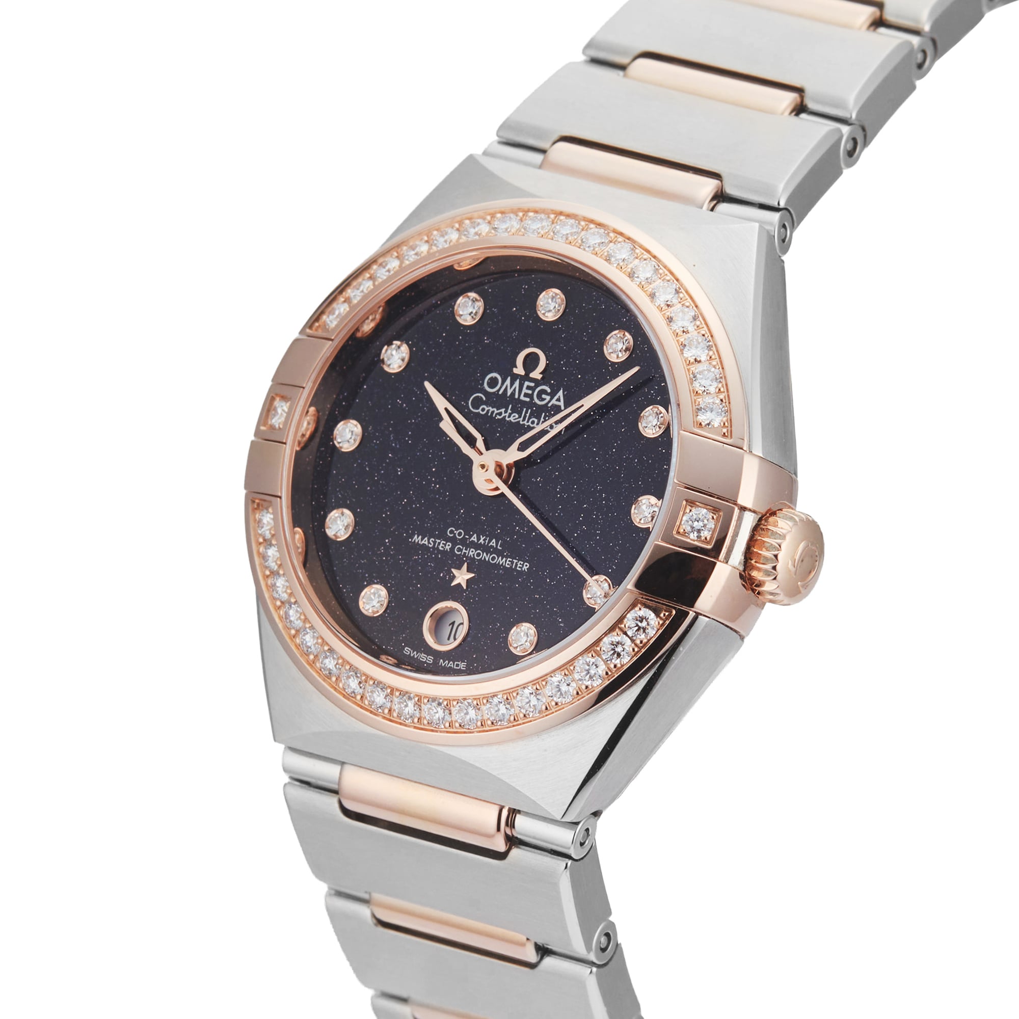 Pre-Owned Omega Constellation 29mm Stainless Steel and Rose Gold