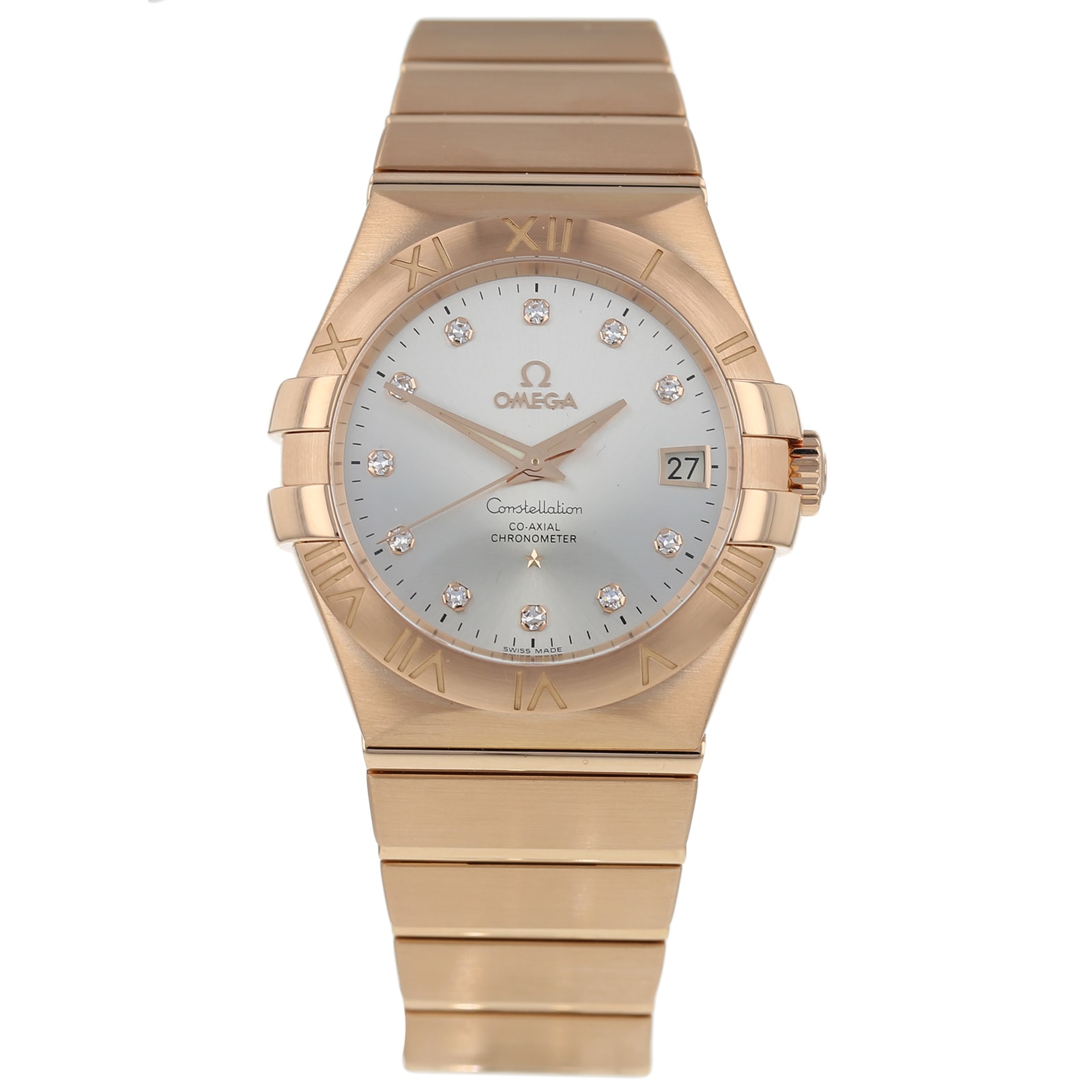 Pre-Owned Omega Pre-Owned Omega Constellation Co-Axial Ladies Watch 123.50.35.20.52.001