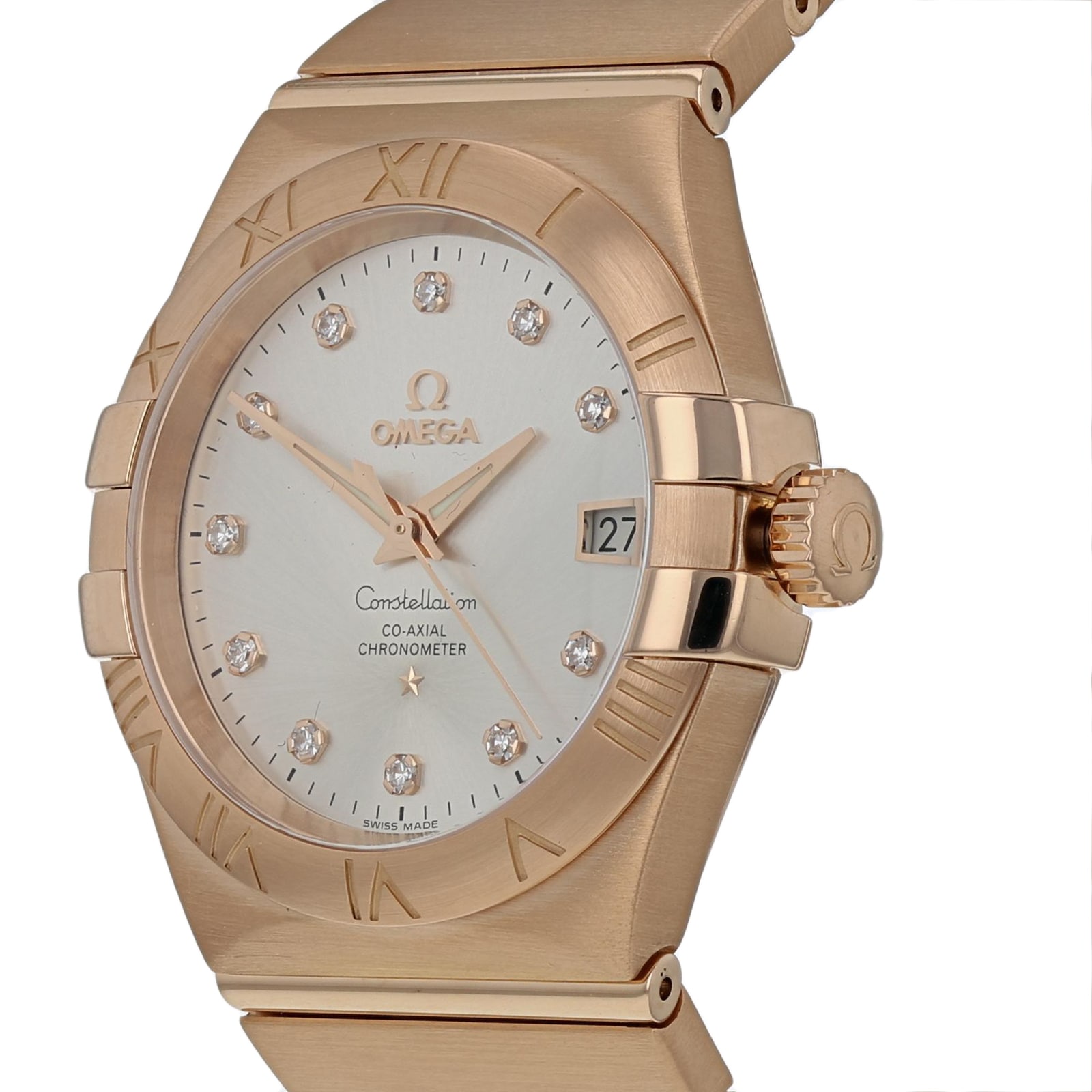 Pre-Owned Omega Pre-Owned Omega Constellation Co-Axial Ladies Watch 123.50.35.20.52.001