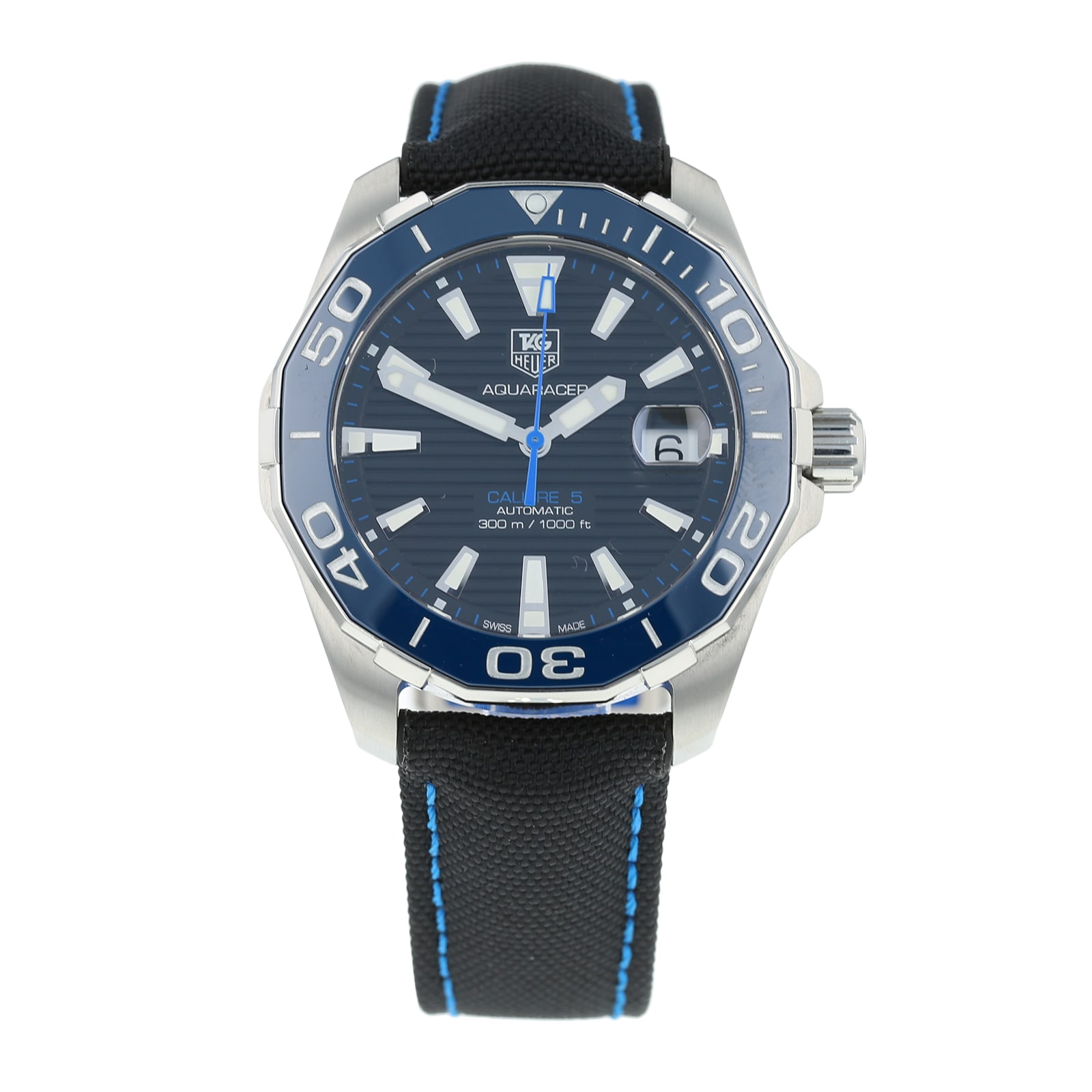 Pre-Owned TAG Heuer Pre-Owned TAG Heuer Aquaracer Calibre 5 Mens Watch WAY211B