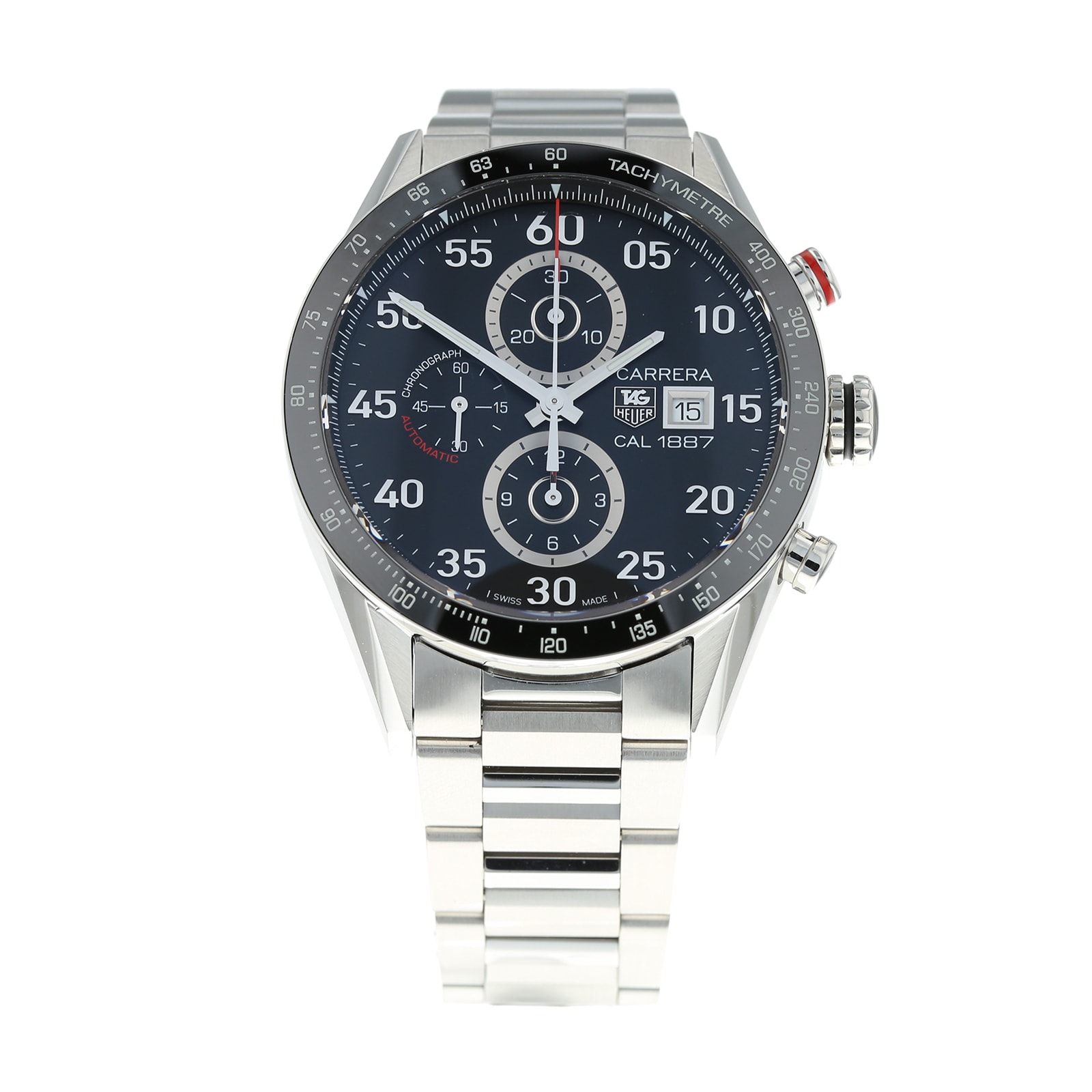 Pre Owned TAG Heuer Carrera Calibre 1887 Mens Watch CAR2A10 0