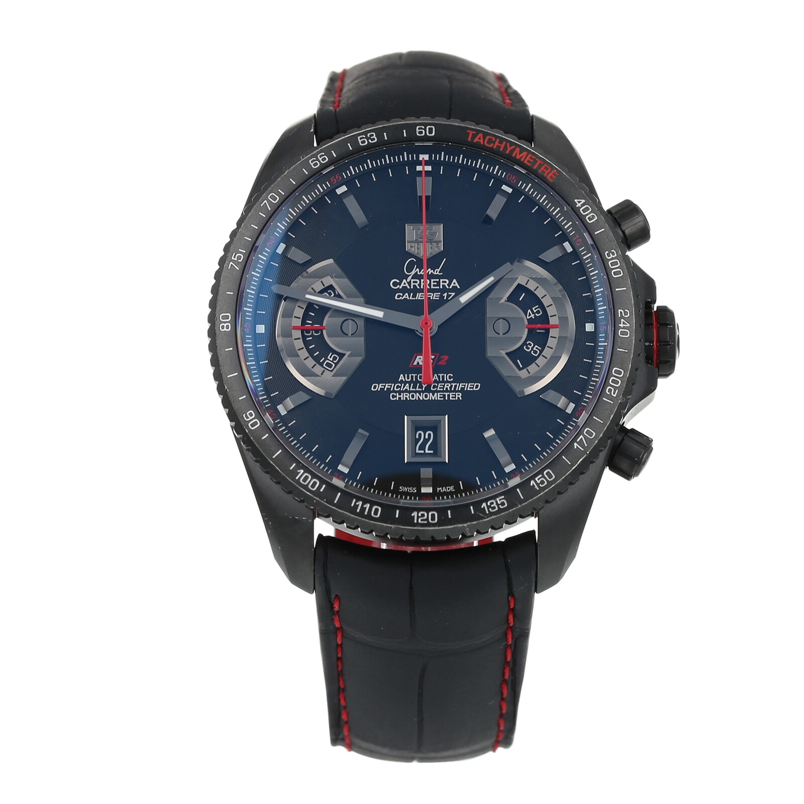 Pre-Owned TAG Heuer Pre-Owned TAG Heuer Grand Carrera Mens Watch CAV518B