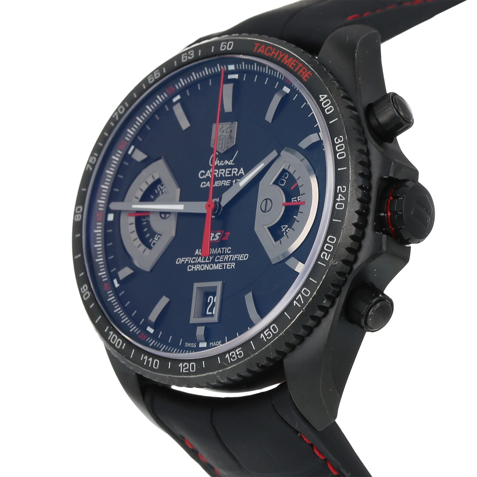 Pre-Owned TAG Heuer Pre-Owned TAG Heuer Grand Carrera Mens Watch CAV518B