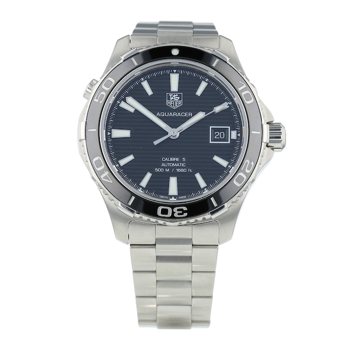 Pre-Owned TAG Heuer Pre-Owned TAG Heuer Aquaracer Calibre 5 Mens Watch WAK2110
