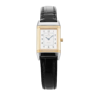 Pre-Owned Jaeger-LeCoultre Reverso Lady 20mm Stainless Steel and Yellow Gold