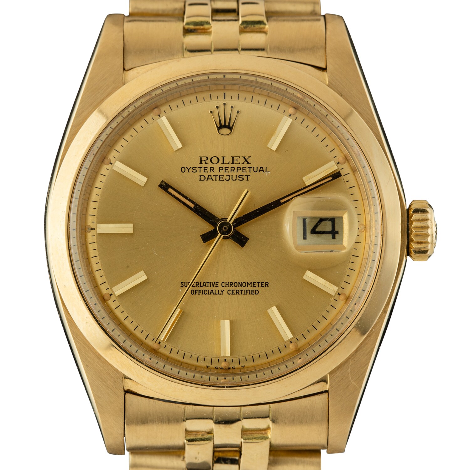 Pre-Owned Rolex by Analog Shift Pre-Owned Rolex Datejust 18K Ref 1600/8