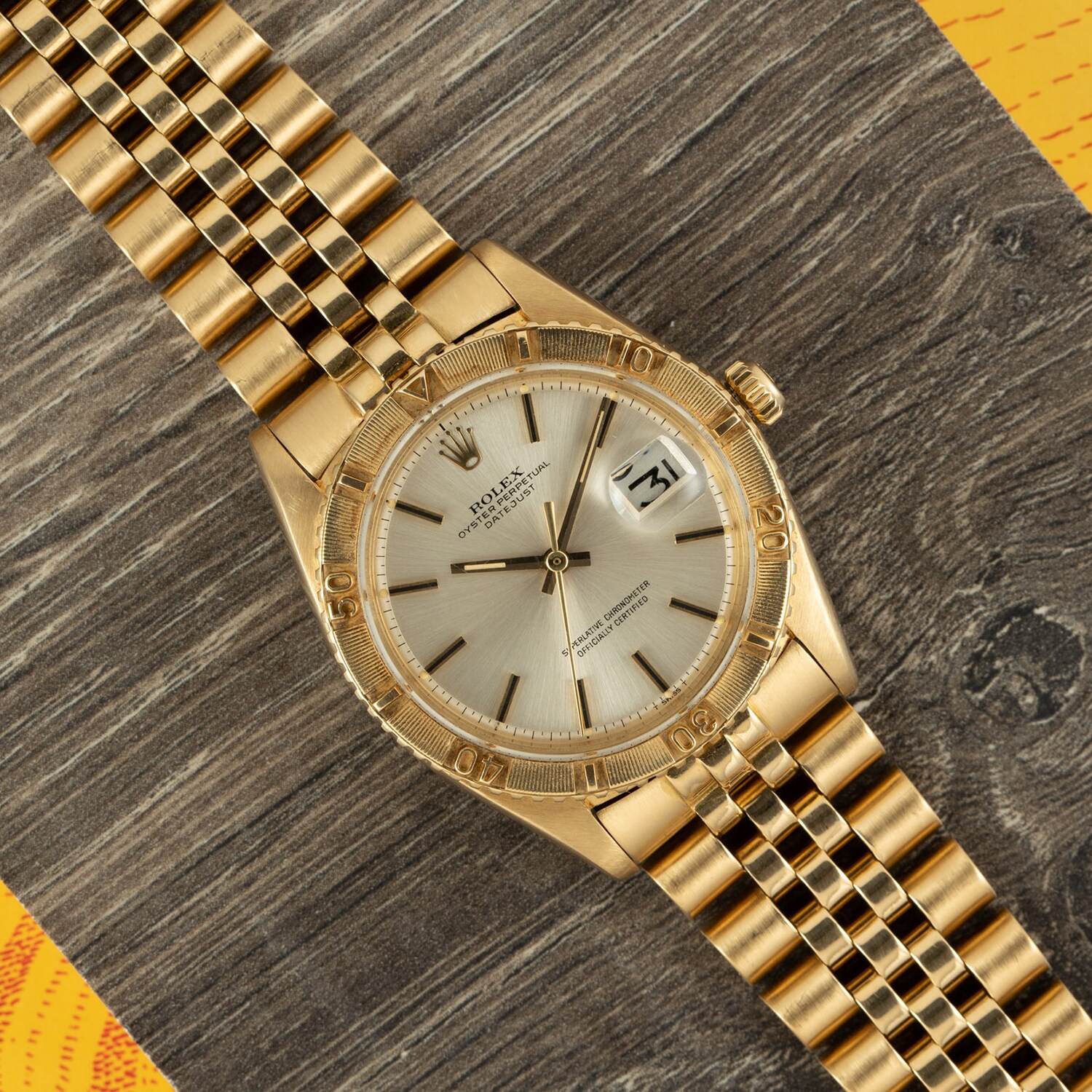 Pre-Owned Rolex by Analog Shift Pre-Owned Rolex Datejust 'Thunderbird' 18K