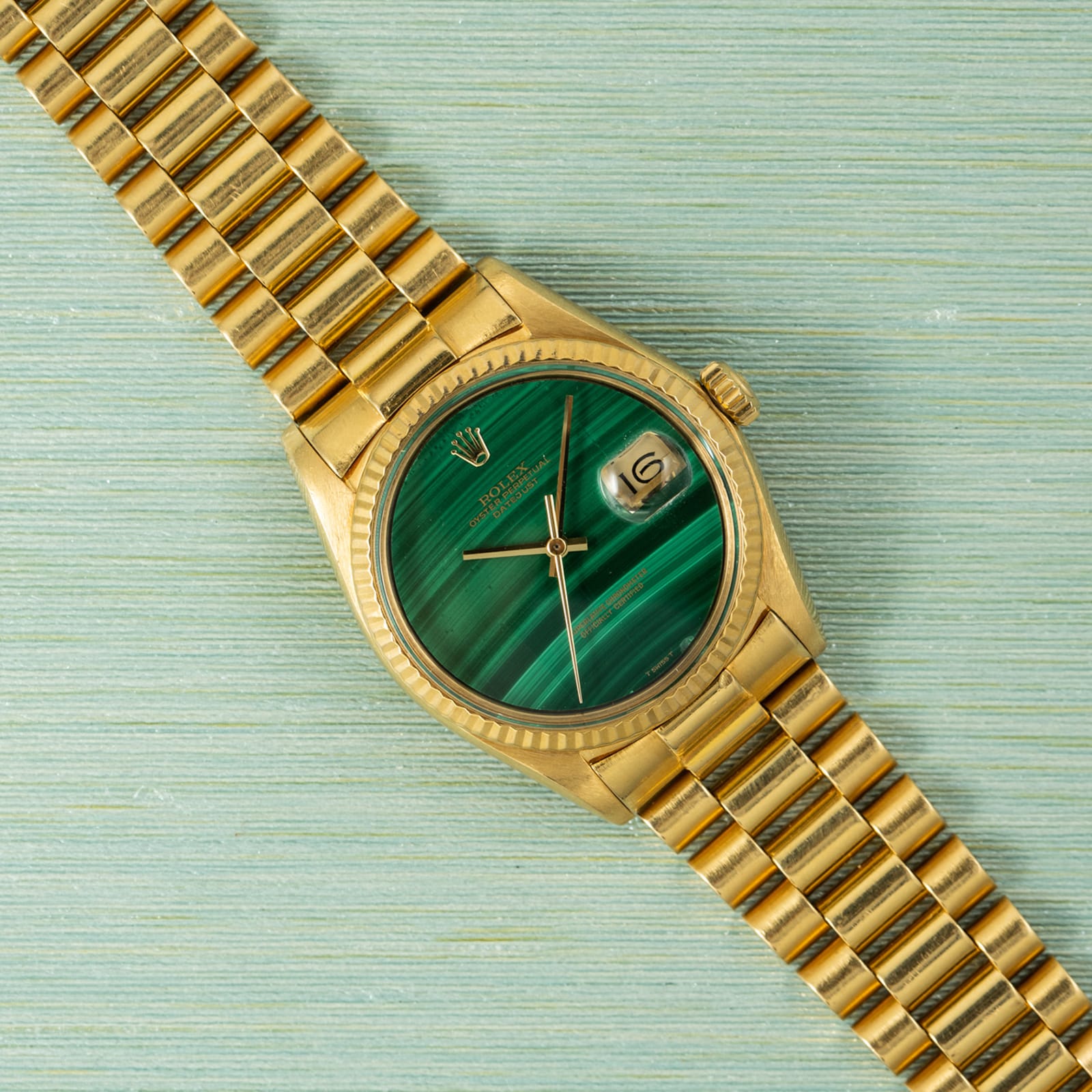 Arving vegne Påhængsmotor Pre-Owned Rolex by Analog Shift Pre-Owned Rolex Datejust Malachite Dial  AS03892/5205975 | Watches Of Switzerland US