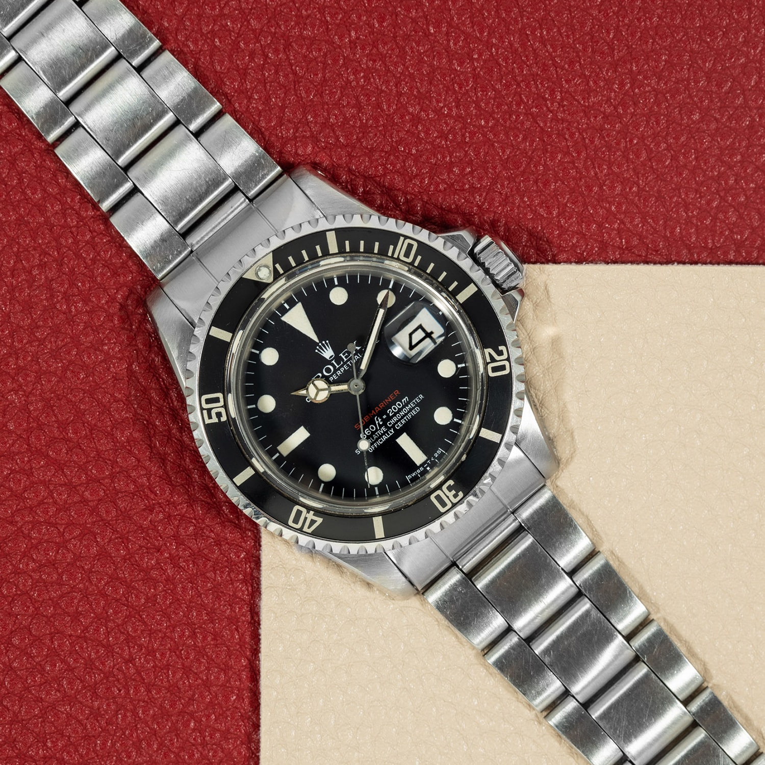 rolex red second hand