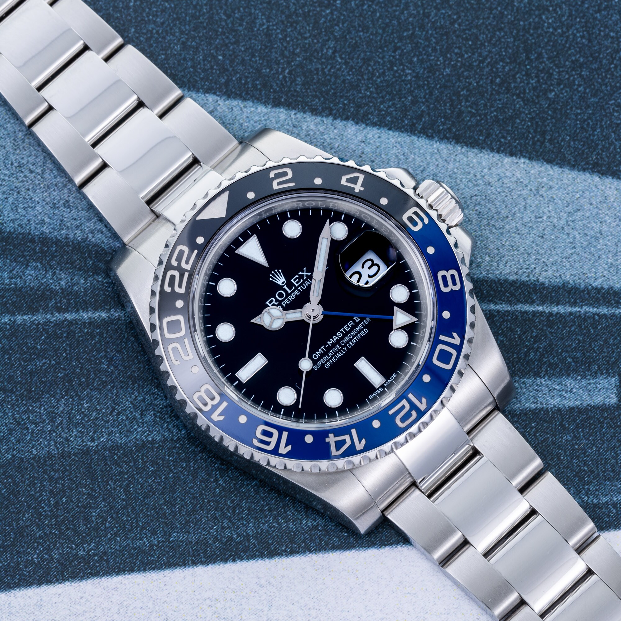 rolex batman pre owned