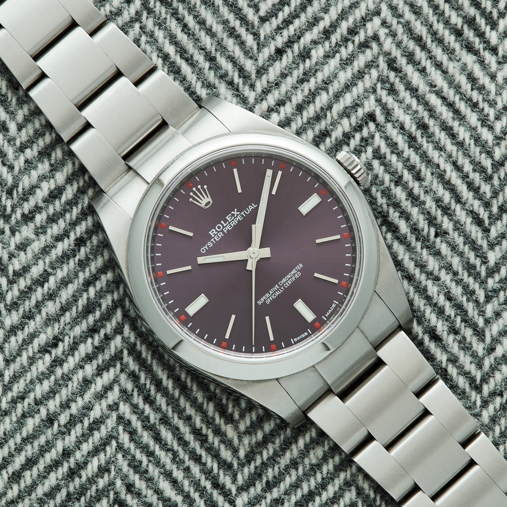 rolex oyster perpetual 39 pre owned