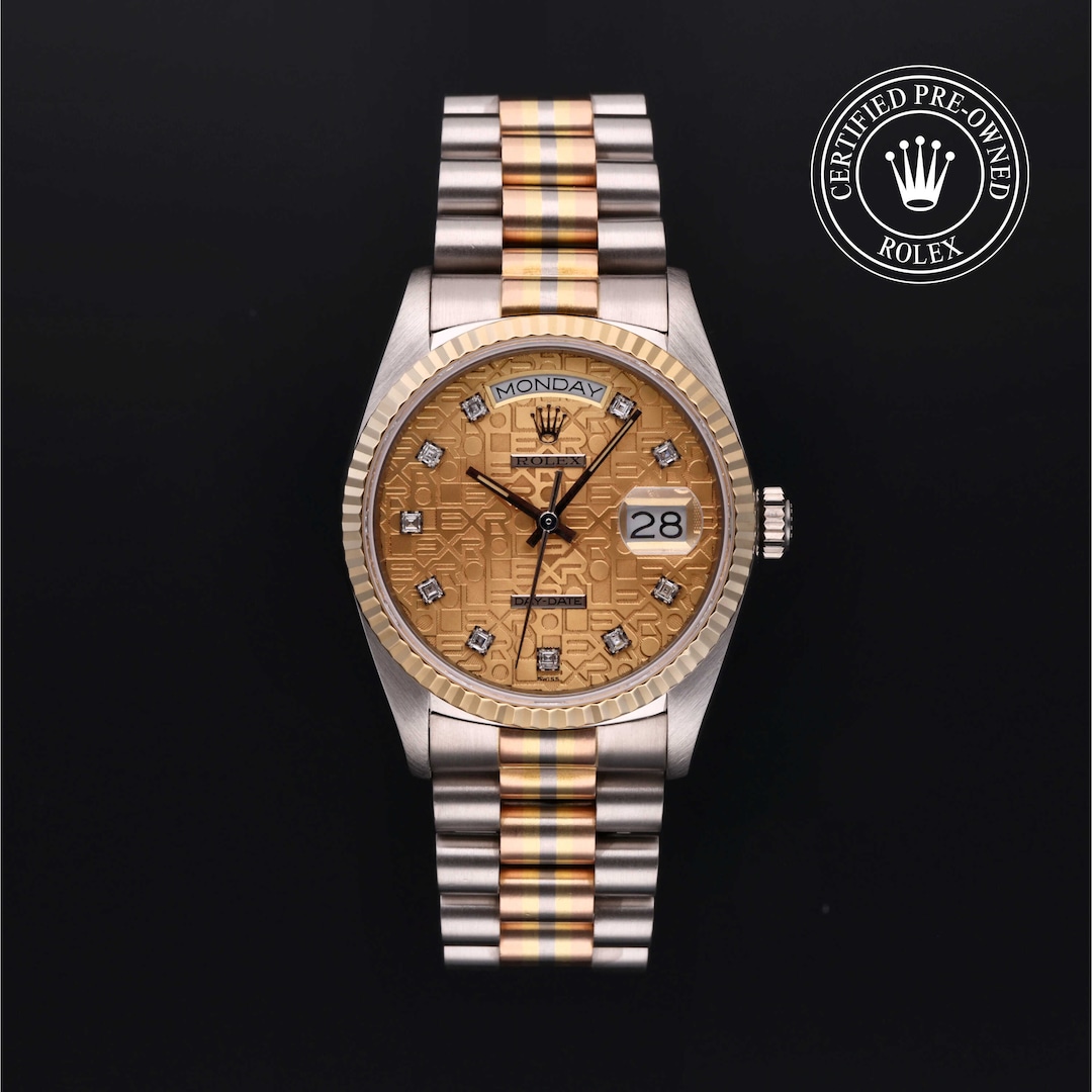 Certified pre owned rolex presidential best sale