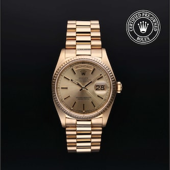 Rolex Certified Pre-Owned Day-Date Rolex Certified Pre-Owned Day-Date
