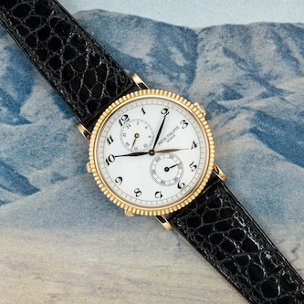 Pre-Owned Patek Philippe by Analog Shift Patek Philippe Calatrava Travel Time