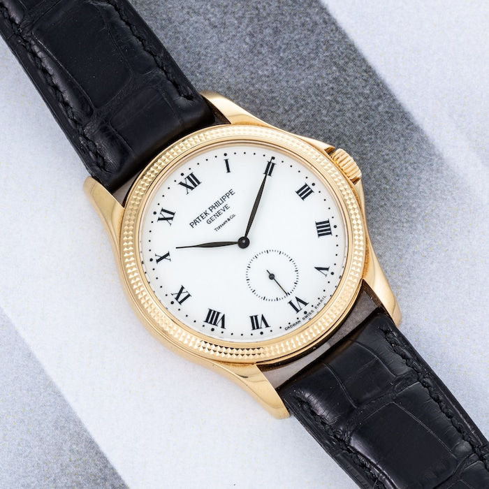 Pre-Owned Patek Philippe by Analog Shift Pre-Owned Patek Philippe Calatrava 'tiffany'