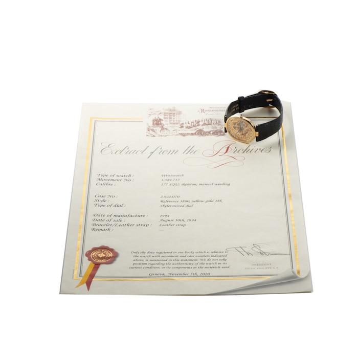 Pre-Owned Patek Philippe by Analog Shift Patek Philippe Ellipse 'Skeleton'