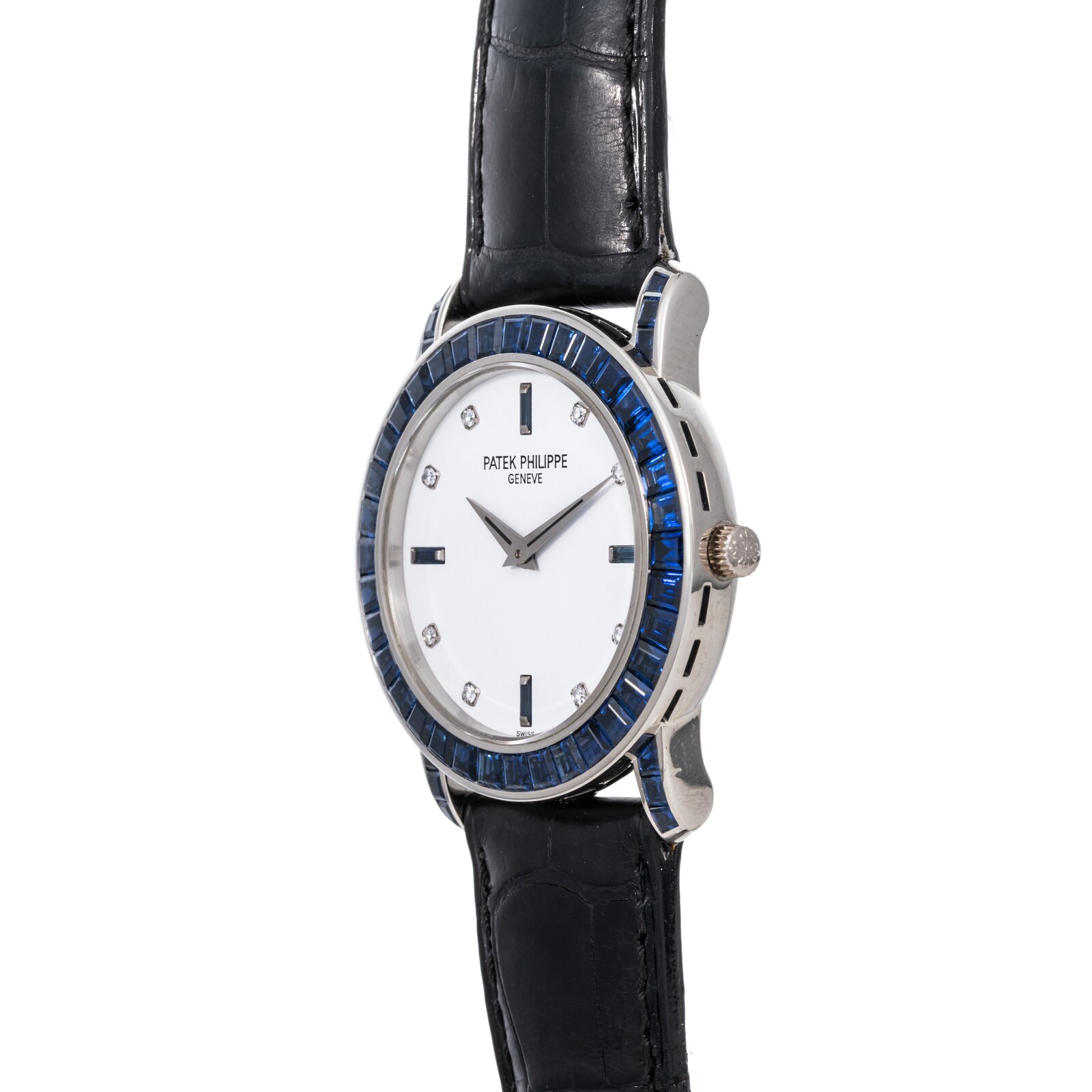 Pre-Owned Patek Philippe Patek Philippe White Gold 'Sapphire' Dress Watch