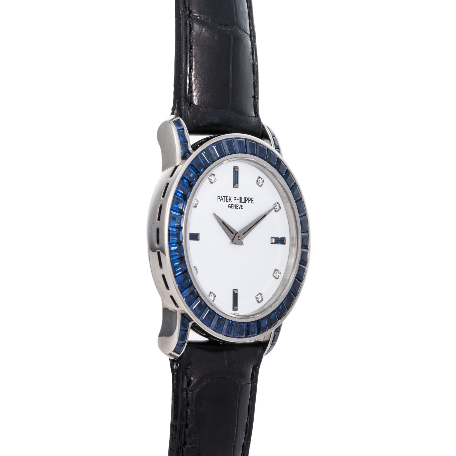 Pre-Owned Patek Philippe Patek Philippe White Gold 'Sapphire' Dress Watch