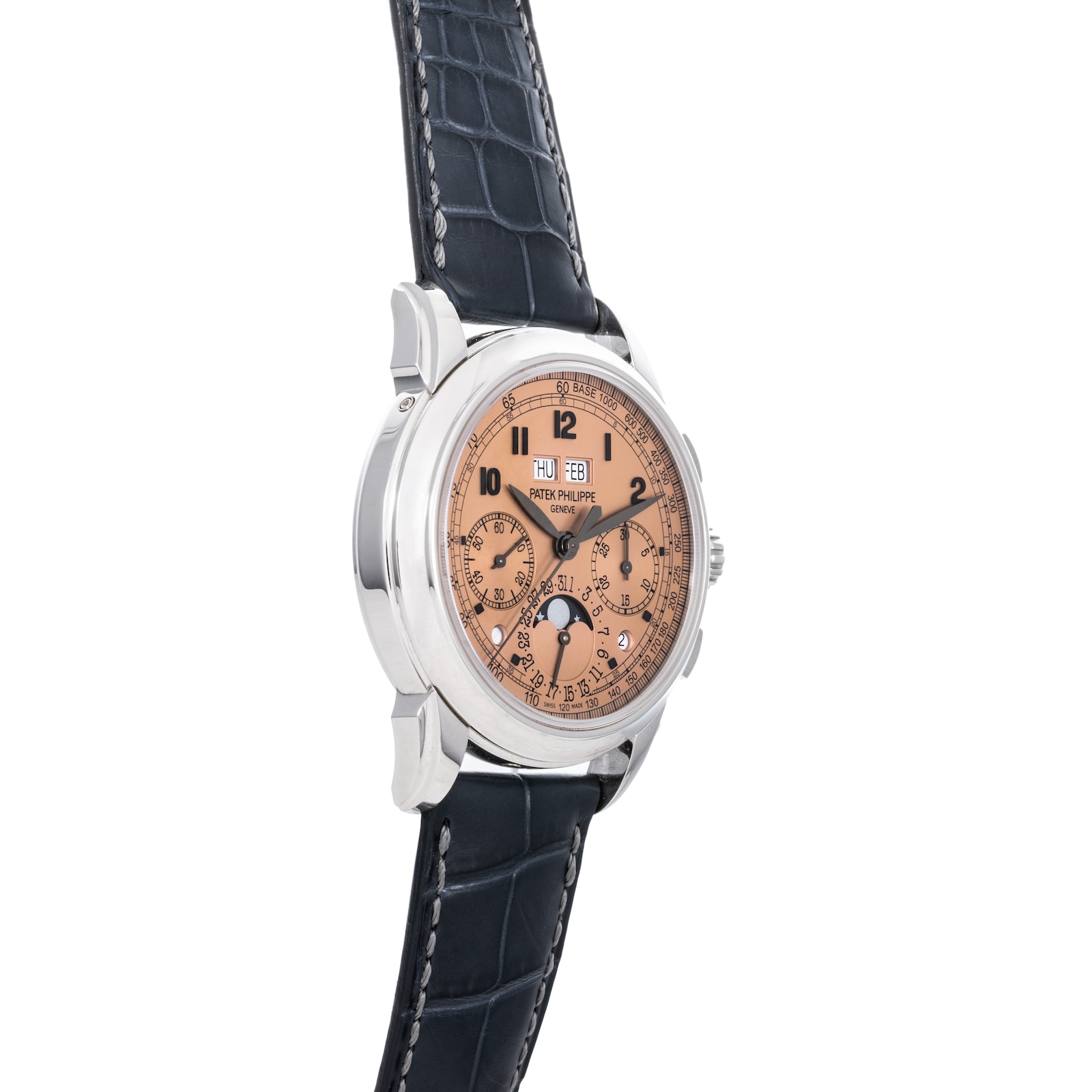 Pre-Owned Patek Philippe by Analog Shift Patek Philippe Perpetual Calendar Moonphase Chronograph 'Salmon'