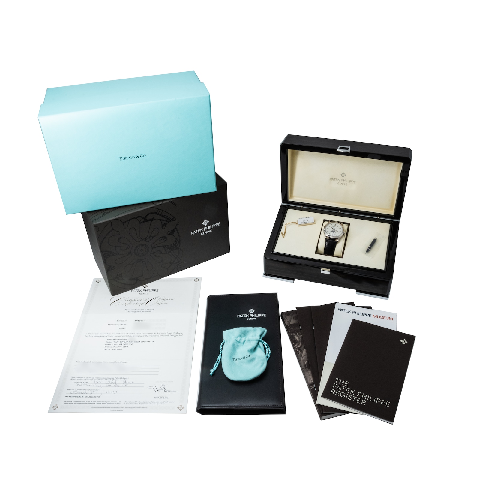 Pre-Owned Patek Philippe Annual Calendar 'Tiffany & Co'