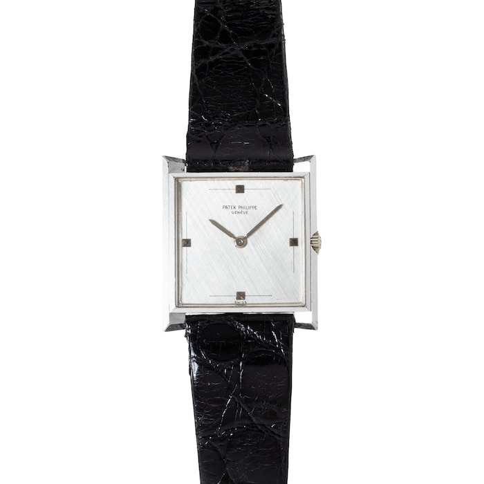 Pre-Owned Patek Philippe White Gold Square Dress Watch