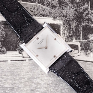 Pre-Owned Patek Philippe White Gold Square Dress Watch