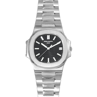 Pre-Owned Patek Philippe Patek Philippe Nautilus 'Jumbo' White Gold Pre-Owned Patek Philippe Patek Philippe Nautilus 'Jumbo' White Gold