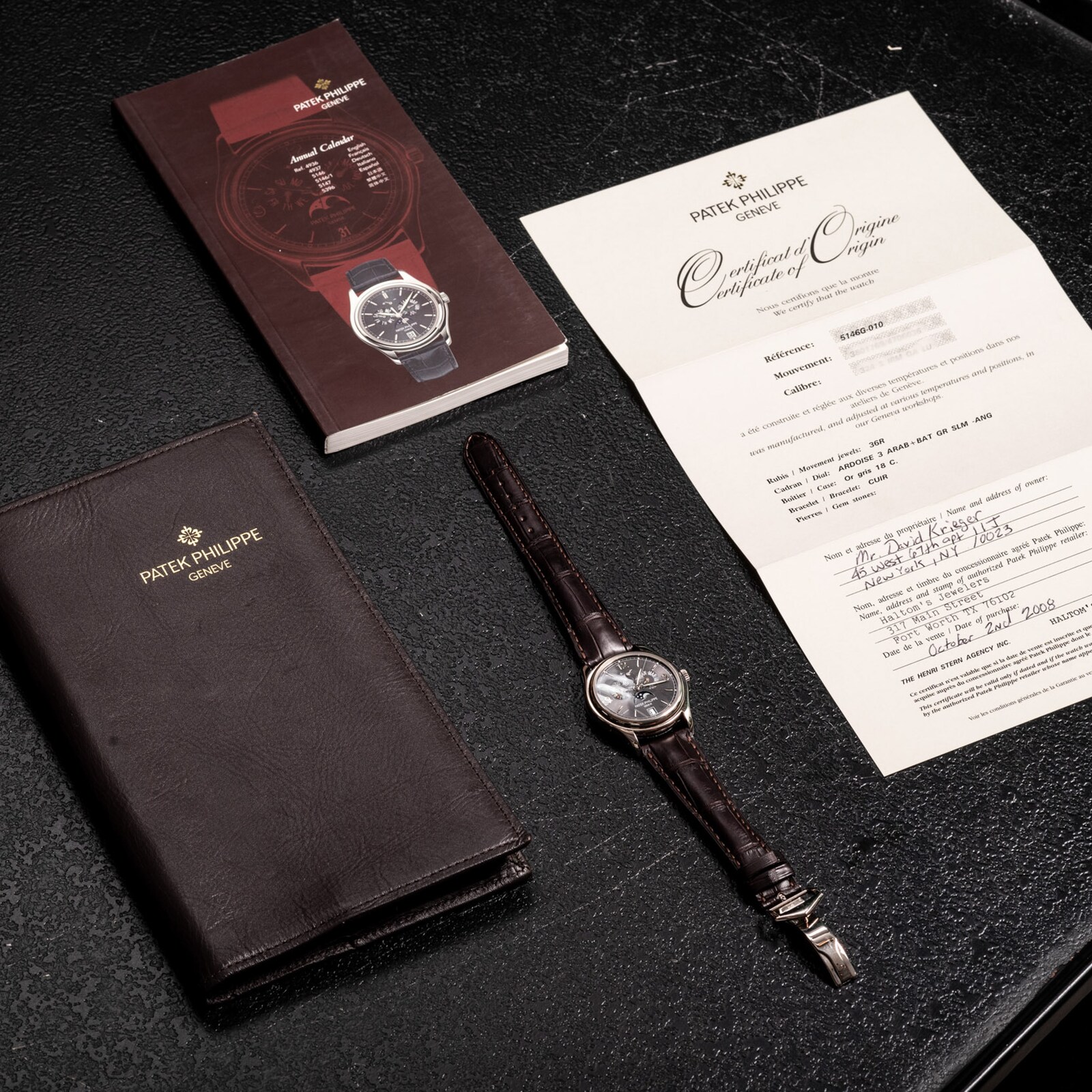 Pre-Owned Patek Philippe Patek Philippe Annual Calendar Moonphase