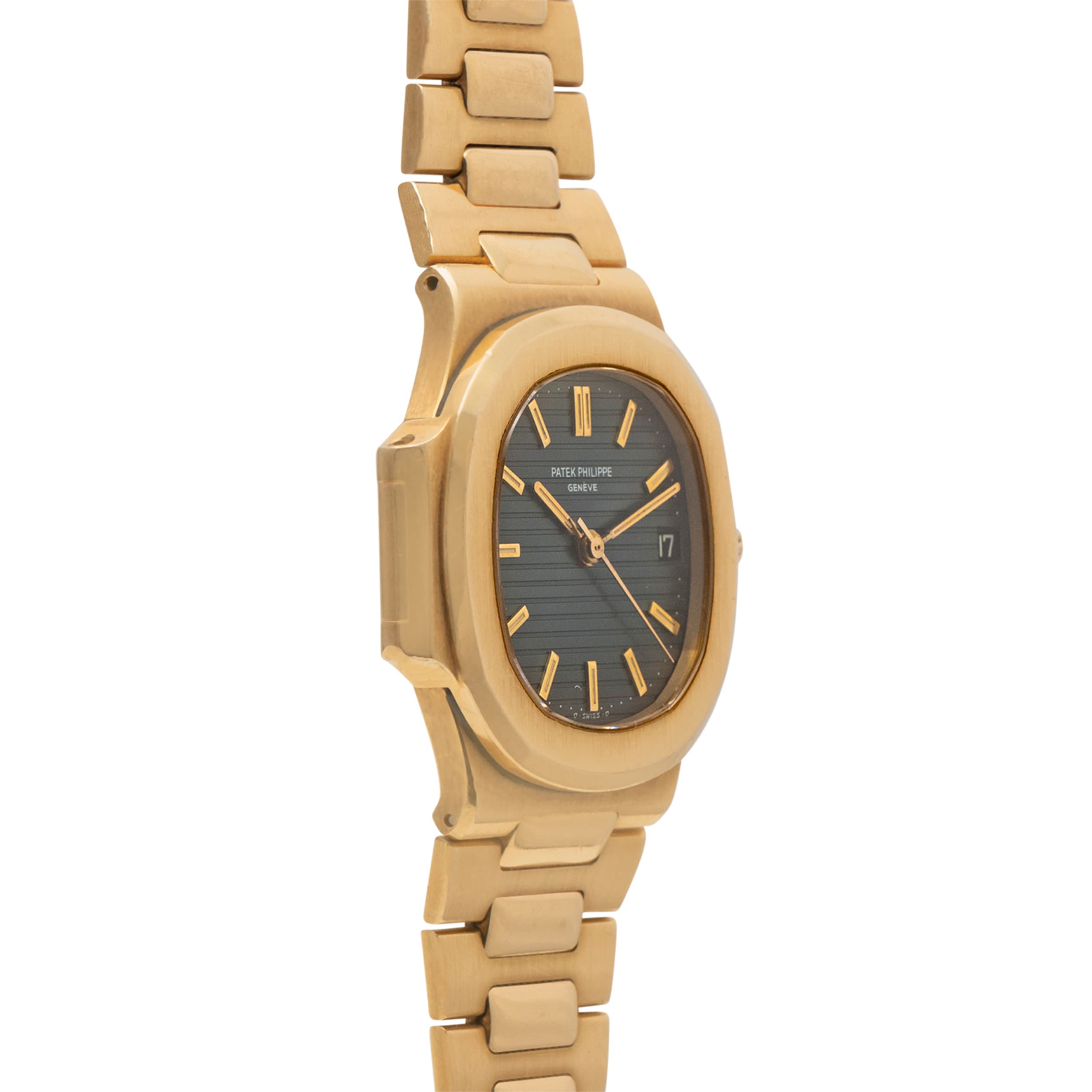 Patek philippe nautilus yellow gold best sale