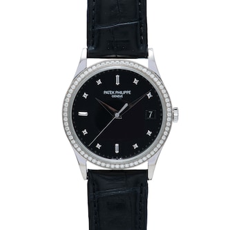 Pre-Owned Patek Philippe Patek Philippe Calatrava Diamond Bezel