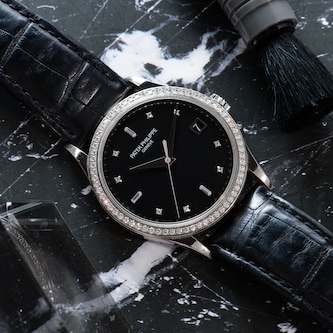 Pre-Owned Patek Philippe Patek Philippe Calatrava Diamond Bezel