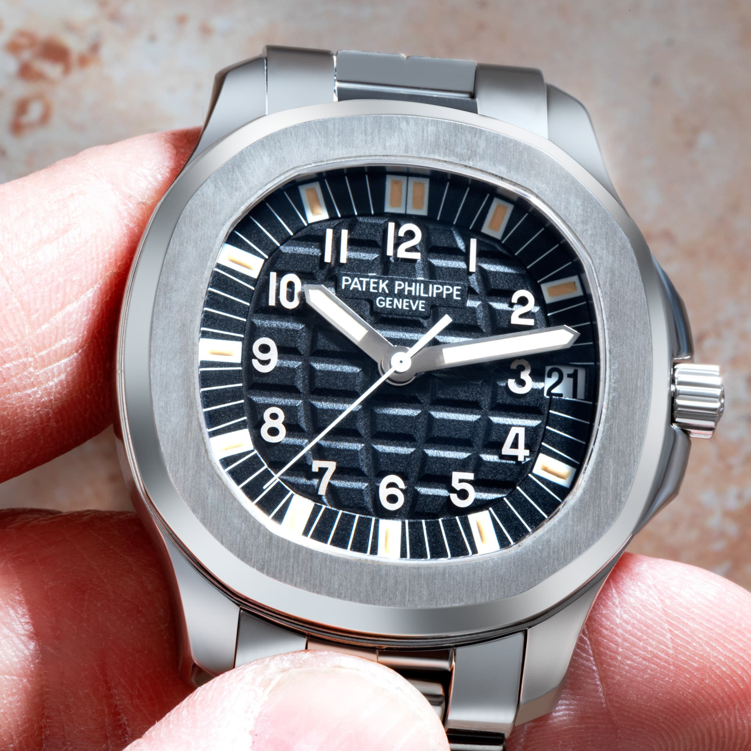 Patek philippe aquanaut stainless steel hotsell