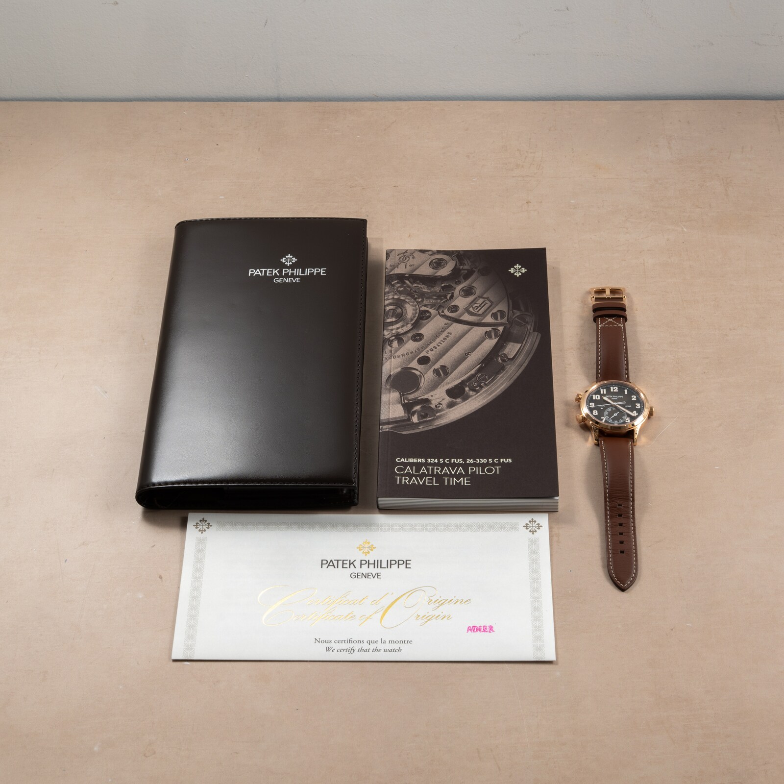 Pre-Owned Patek Philippe Calatrava Pilot Travel Time