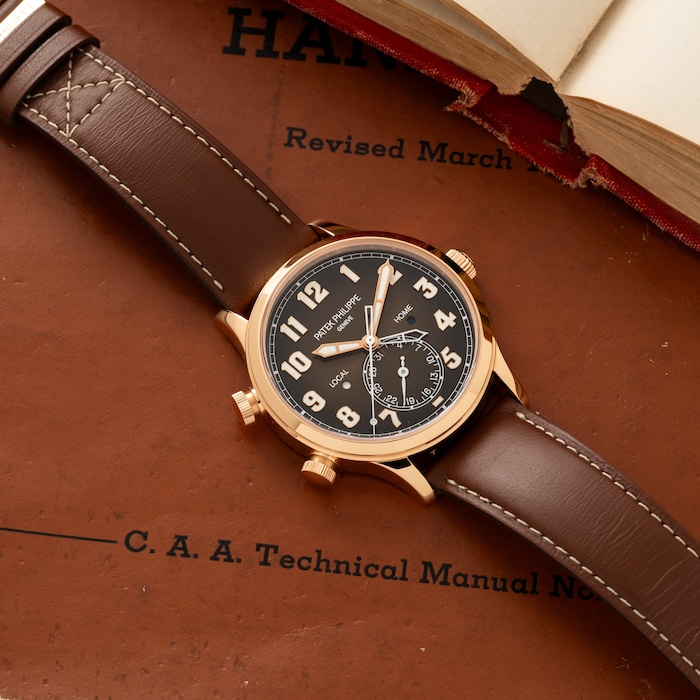 Pre-Owned Patek Philippe Calatrava Pilot Travel Time