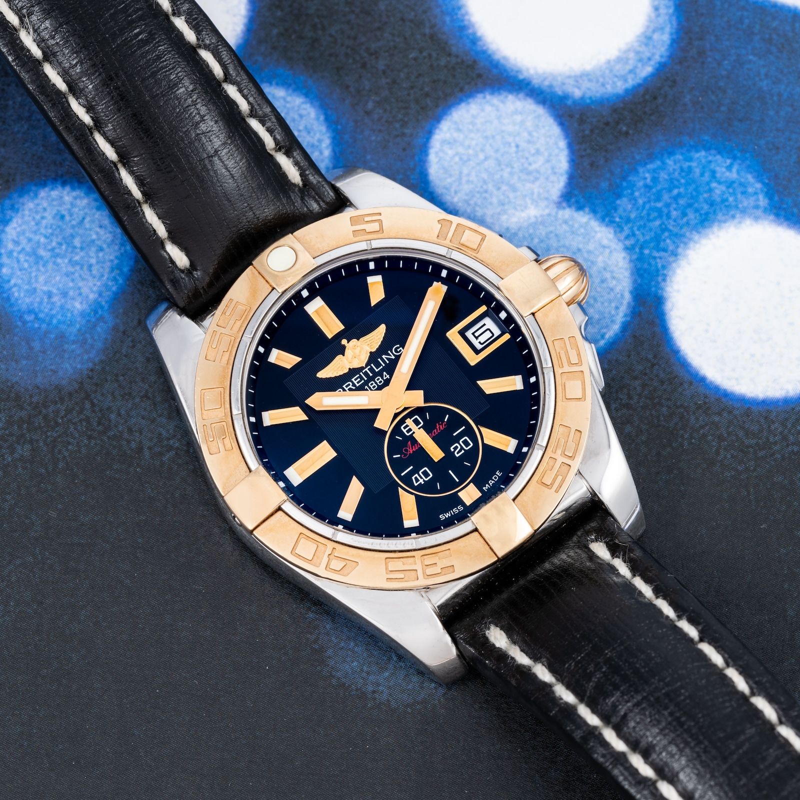 Pre-Owned Breitling Galactic 36 Two-Tone