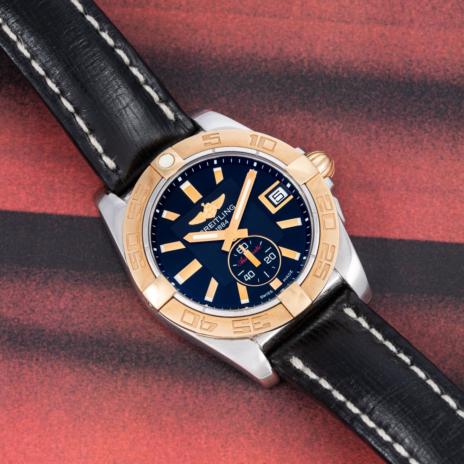 Pre-Owned Breitling Galactic 36 Two-Tone