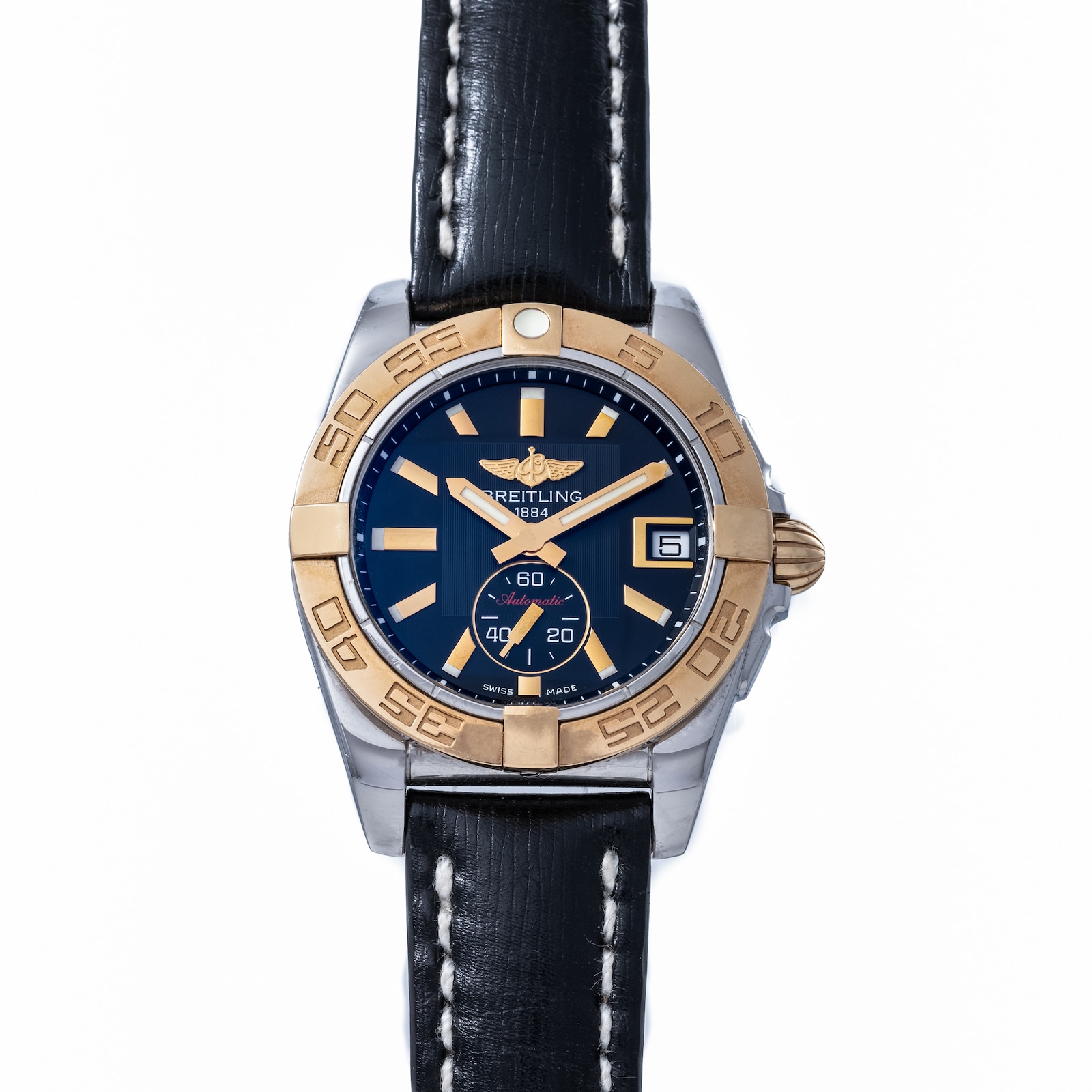 Pre-Owned Breitling Galactic 36 Two-Tone